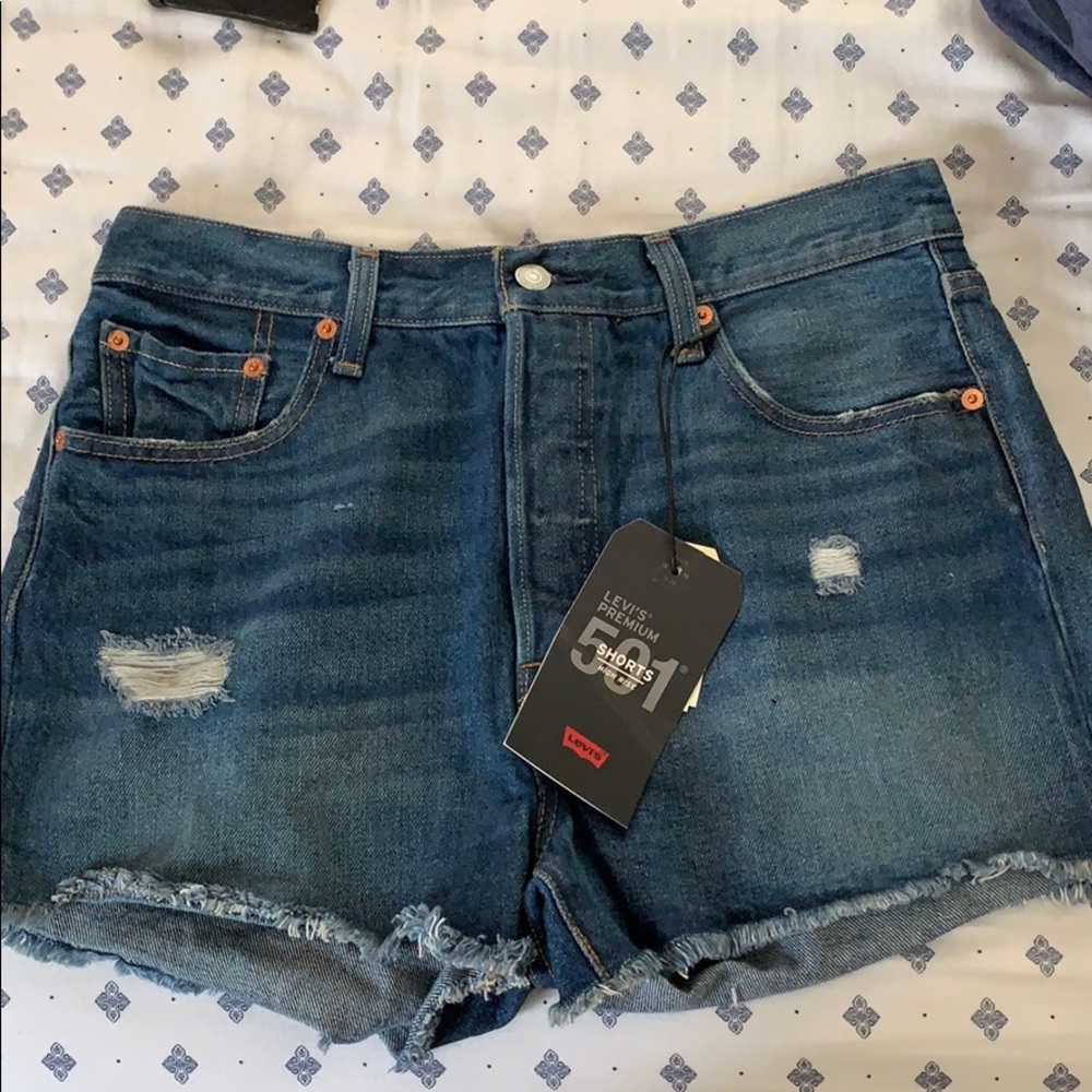 levi’s 501 high rise shorts size 29 - Picture 1 of 3